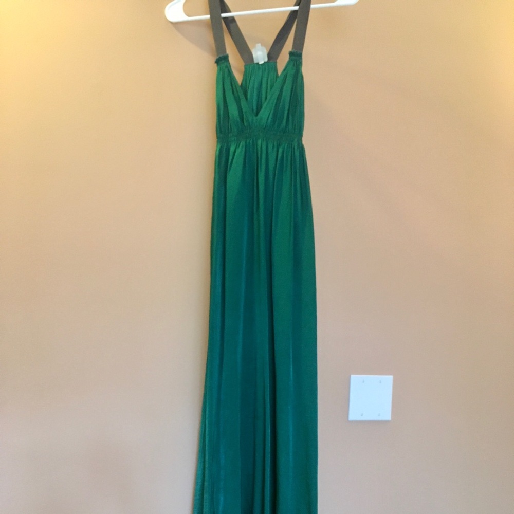 Emerald green Tea&Honey maxi dress